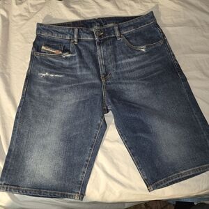 Men's Diesel Blue Denim Shorts